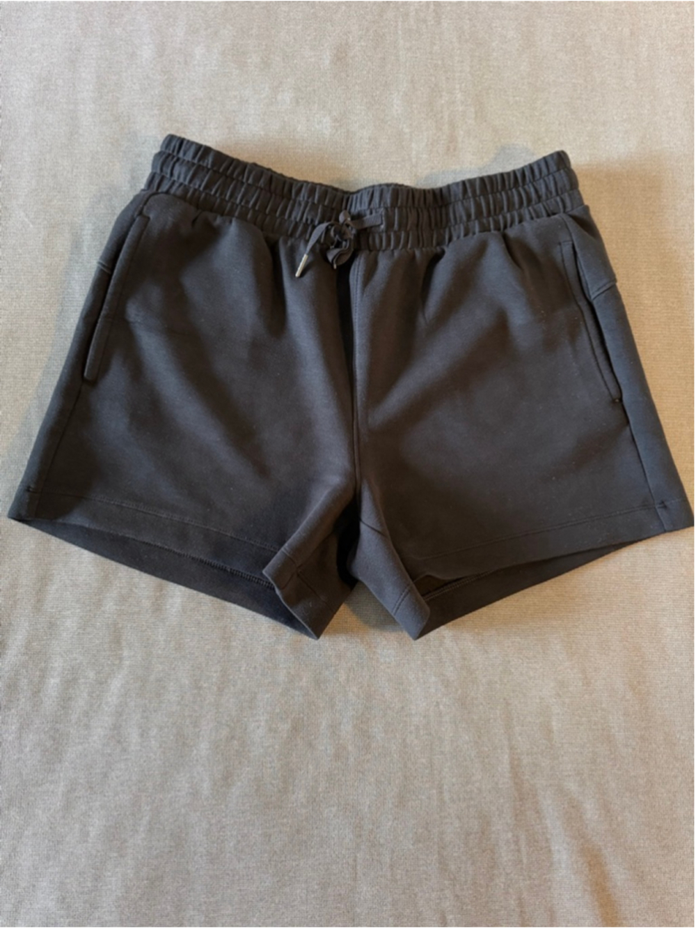 Women's Black Members Mark Luxe Shorts Size M
